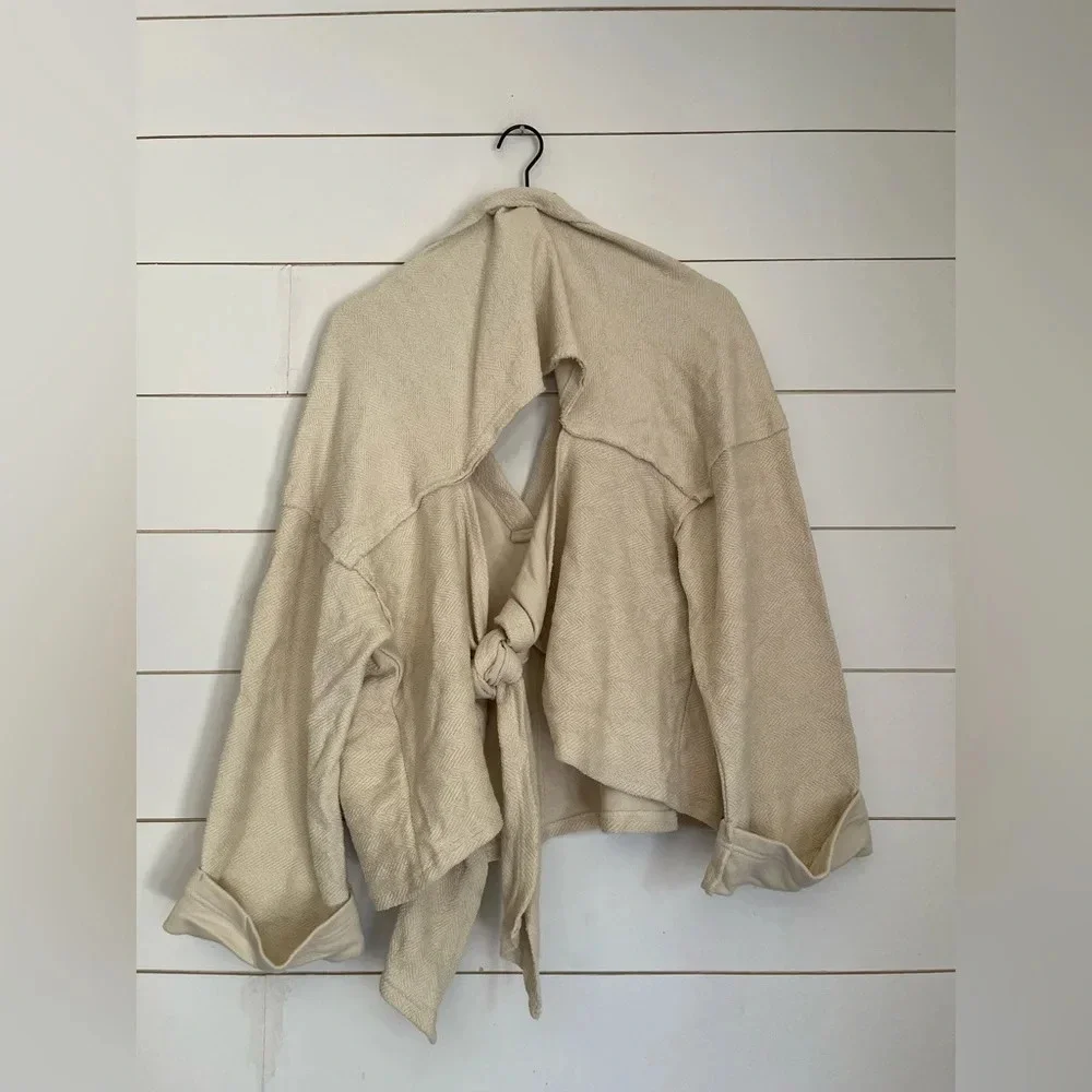 Nwot free people alyria solid pullover sweater